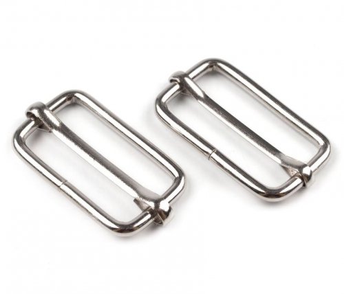 Gurtverschieber - silber - 25mm